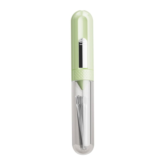 Needle Threader, Portable Hand Sewing Tool with Metal Wire Loop for Easy Threading, Compact Sewing Aid for Home Travel and Craft Projects