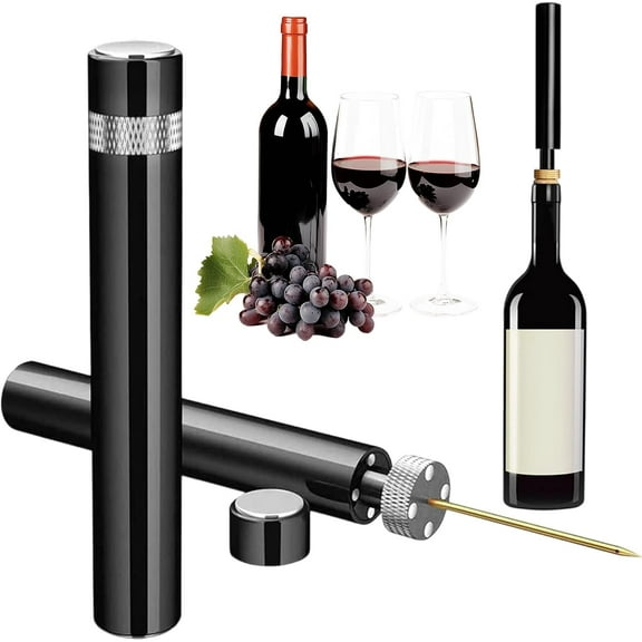 Needle Type Air Pressure Wine Opener, 2026 New Manual Wine Bottle Opener, Portable Pocket Size Cork Puller for Home Use, Easy Manual Corkscrew for Restaurant