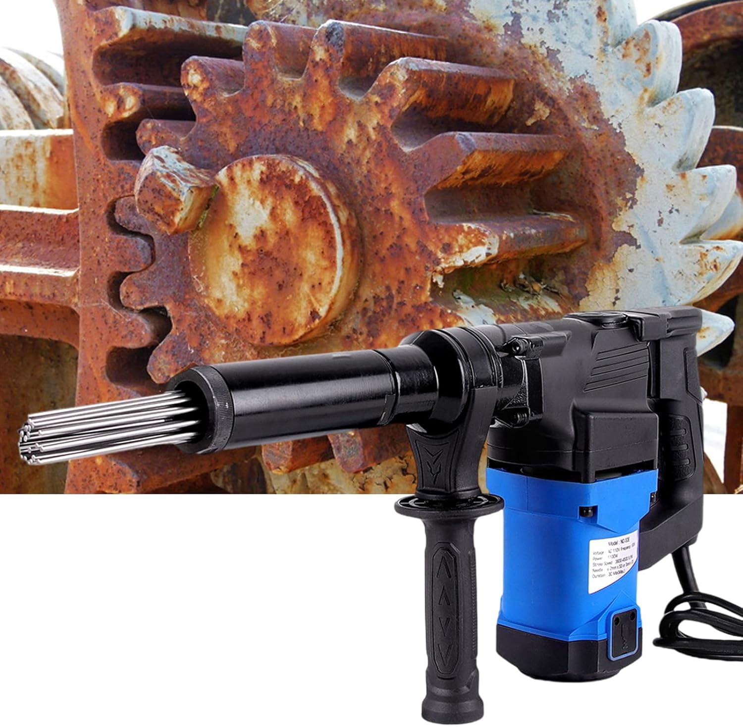 Needle Type Rust Remover Cleaning Machine,Deburring Tool Electric ...