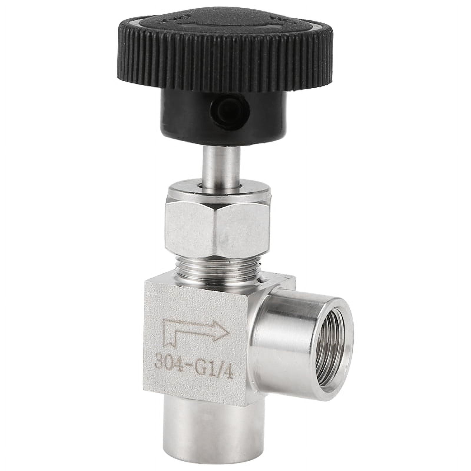 Needle Valve Adjustable Needle Valve 1/4 Inch Right Angle Female Thread ...