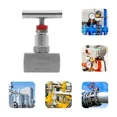 thumbnail image 1 of Needle Valve Stainless Steel Straight Needle Valve Hydraulic Flow 6000PSI 3/8", 1 of 4