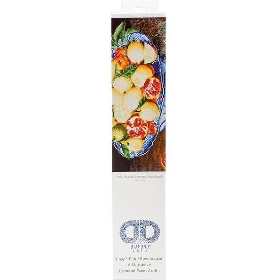 Needleart World Diamond Dotz Diamond Embroidery Facet Art Kit 19.5"X23.5"-Still Life With Lemons