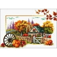 Needleart World No Count Printed Cross Stitch Kit 20"X14.5"Autumn Fawn