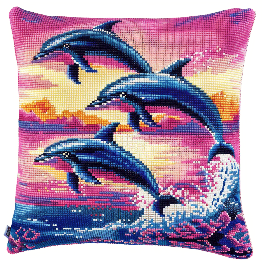 Dolphins Cross Stitch