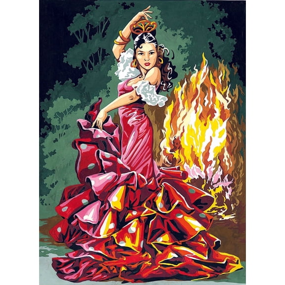 Wizardi Needlepoint Canvas for halfstitch Without Yarn Canvas 45X60 Cm SE929.322 Seg De Paris