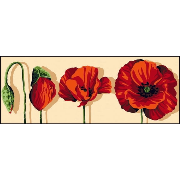 Needlepoint canvas for halfstitch without yarn Growth MRCU62264 Margot de Paris Printed Tapestry Canvas