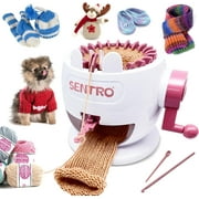 Needles Knitting Machine,Smart Weaving Loom,DIY Board Rotating Machines for Adults and Kids