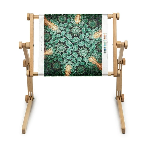 Needlework Table and Lap Hands-Free Stand with Adjustable Frame Made of Organic Beech Wood 40х56 cm (15.7" x 22"))Tapestry Cross Stitch Embroidery Frame Holder