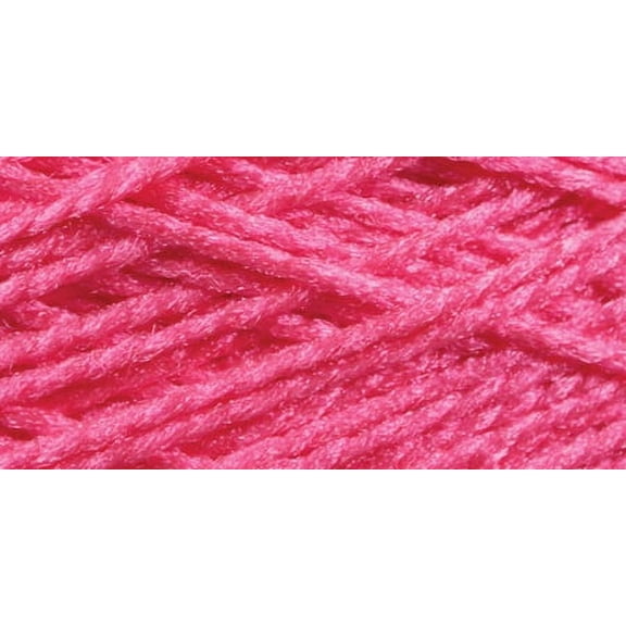 Needloft Craft Yarn 20yd-Bright Pink