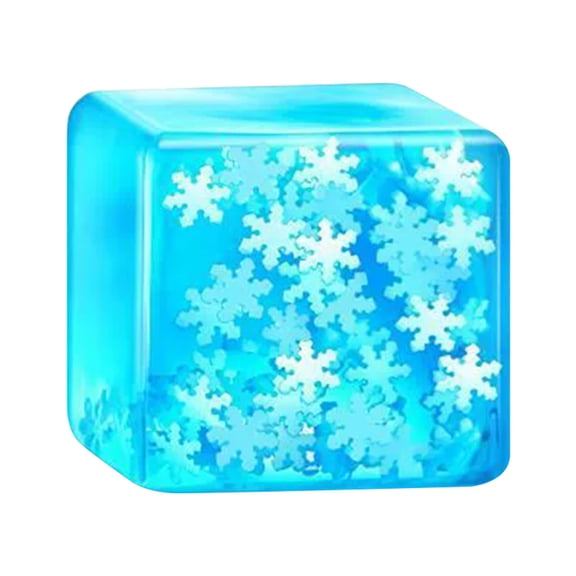 Needo Cube Shaped Sensory Stress Toys, Slow Rising Color Changing Easter Cube Squishy Fidget Toys