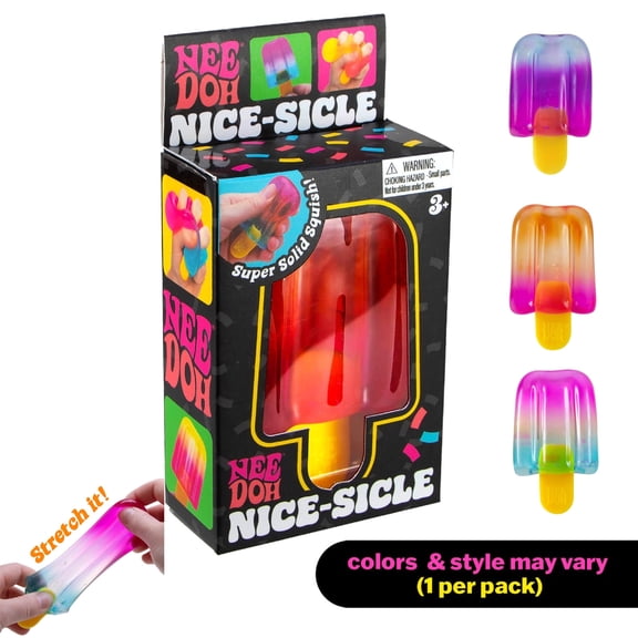Needo Nice-Sicle Stress Gadgets, Squish Squeeze Ice Cream Needo, Stress and Anxiety Soothers