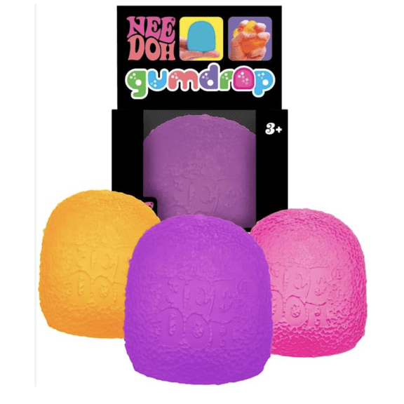 Needoh Gum Drop Stress Relieving Fidget Ball  (ONE randomly chosen)