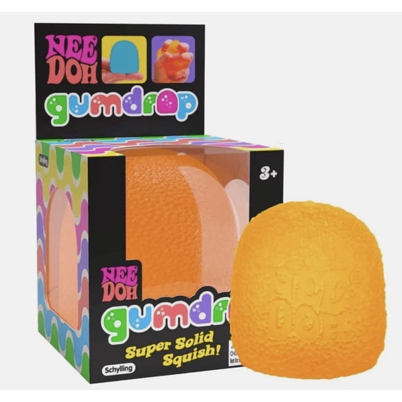 Needoh gumdrop orange, 1pc