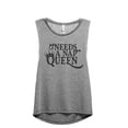 thumbnail image 1 of Needs A Nap Queen Women's Fashion Sleeveless Muscle Workout Yoga Tank Top Heather Grey Grey X-Large, 1 of 3