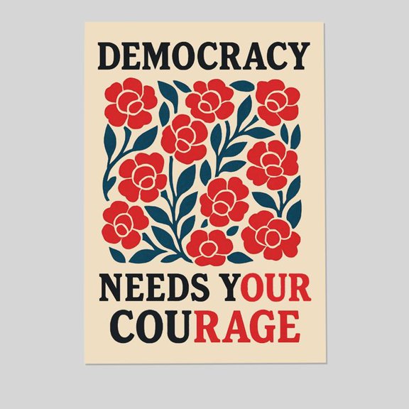 Needs your courage Poster, One Sheet Wall Size 24''x36''