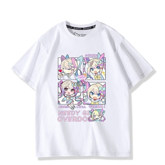 Needy Streamer Overload Shirt Unisex Cotton Anime Graphic Short Sleeve Tee