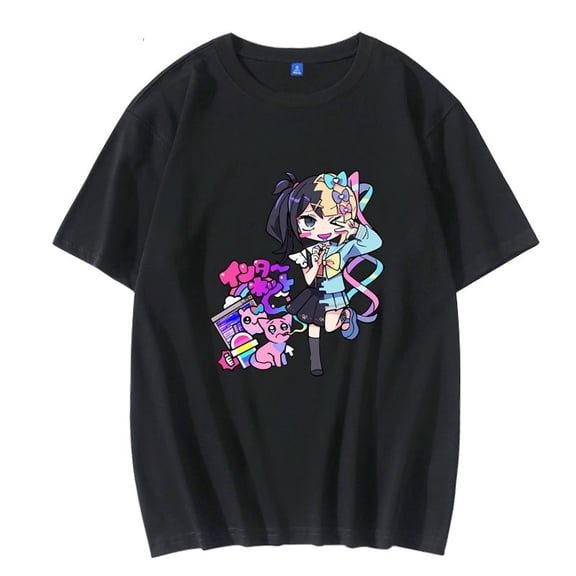 Needy Streamer Overload Unisex Cotton Japanese Anime T-Shirt Short Sleeve