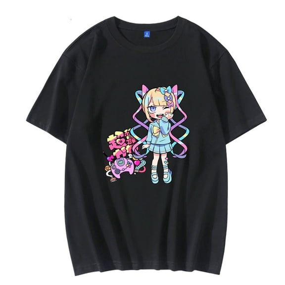 Needy Streamer Overload Unisex Cotton Japanese Anime T-Shirt Short Sleeve