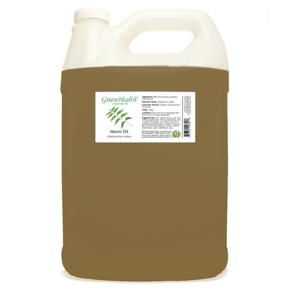 Neem Oil 100% Pure, uncut - 1 Gallon - GreenHealth