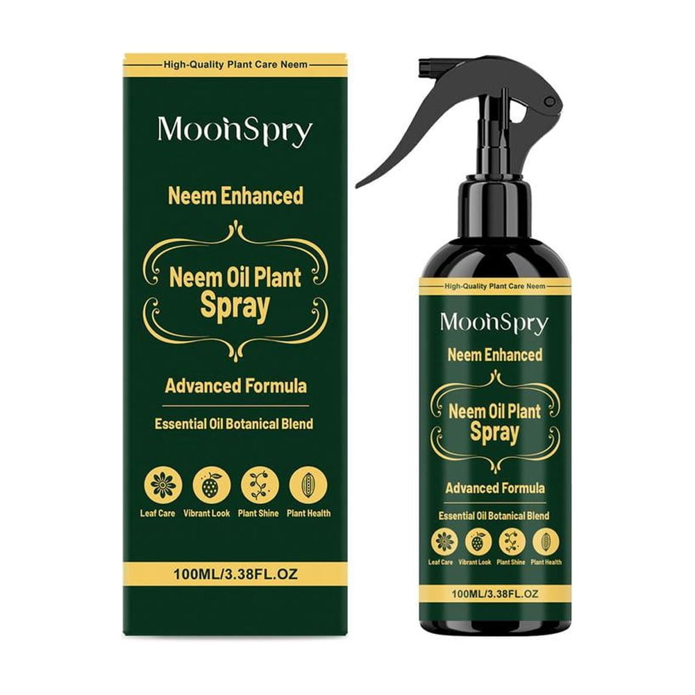 Peppermint Computer Paper Neem Oil Spray for Plants with Peppermint Oil, 100ml Botanical Leaf ...