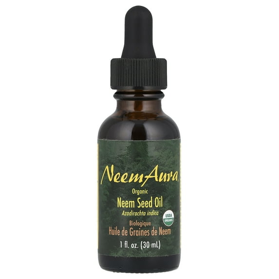 NeemAura Organic Neem Seed Oil 1 fl oz 30 ml