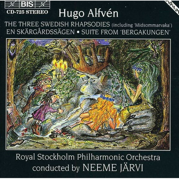 Neeme Jrvi - 3 Swedish Rhapsodies - Music & Performance - CD