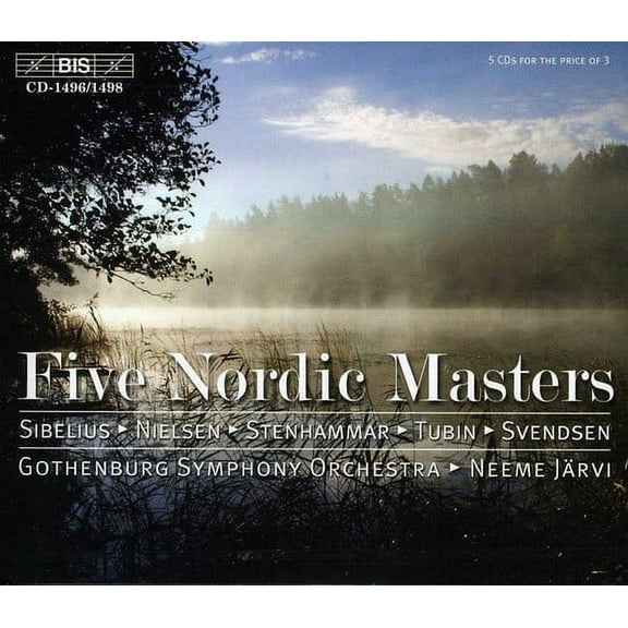 Neeme Jrvi - Five Nordic Masters - Music & Performance - CD