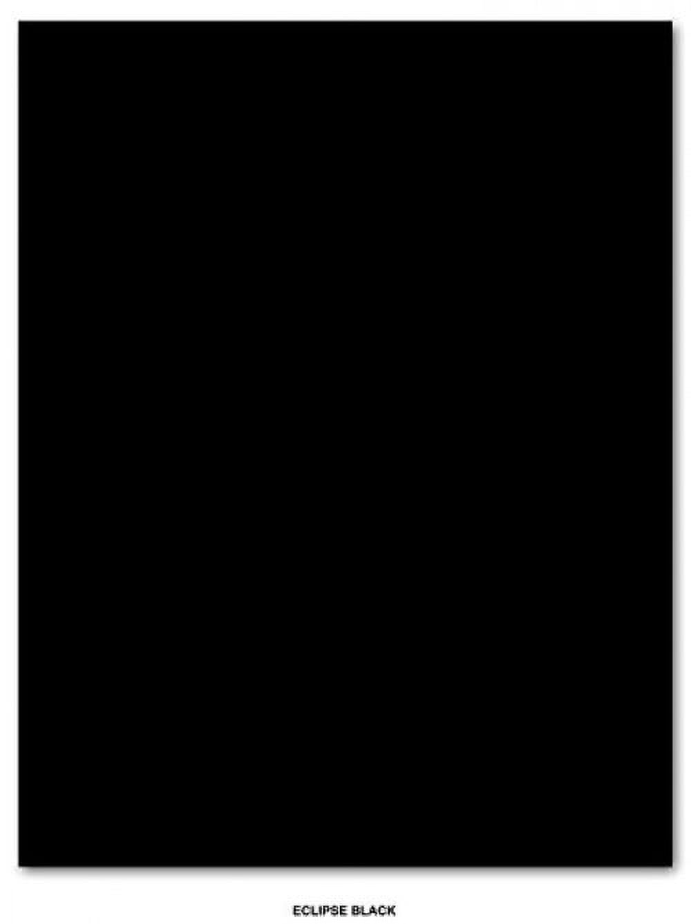Neenah Astrobrights Eclipse Black Color Card / Cover Stock Paper, 65lb. / 176 gsm - 50 Sheets (12 x 12)