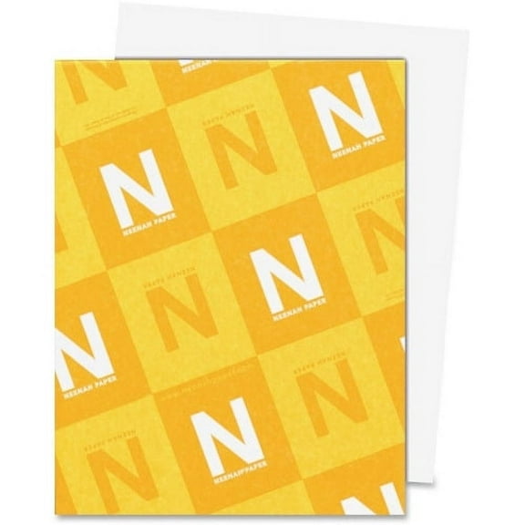 Neenah CAPITOL BOND Laser, Inkjet Bond Paper - 30% Recycled Letter - 8 1/2" x 11" - 24 lb Basis Weight - Cockle - 500 / Ream - Bright White