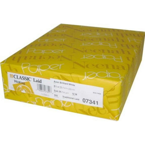 Neenah CLASSIC LAID - 8.5 x 11 Paper - 24lb Writing - 500 PK
