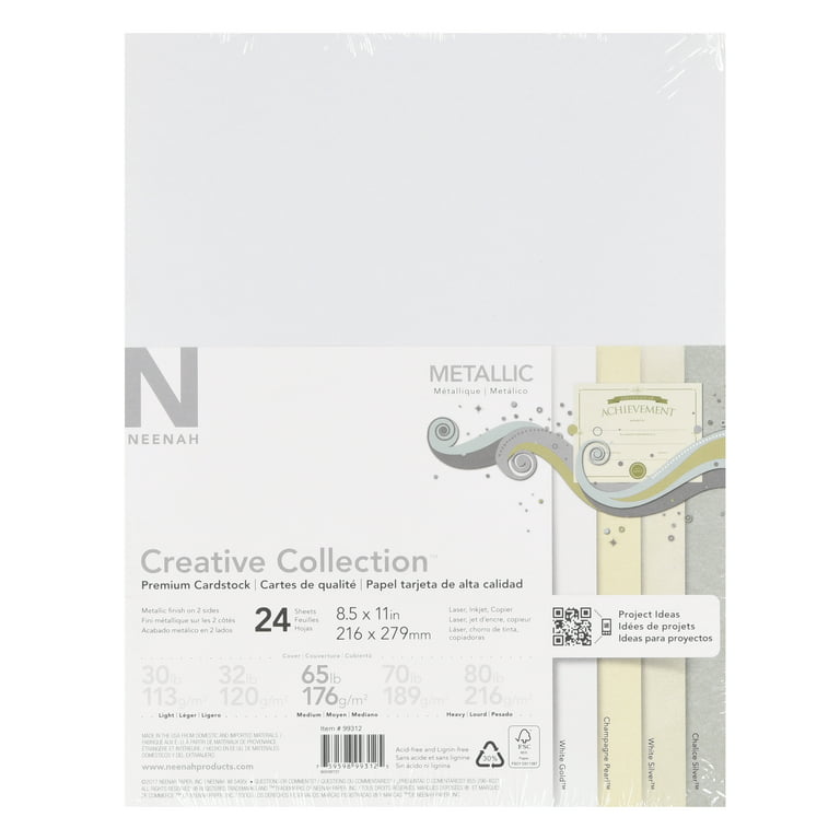 Neenah Paper Creative Collection Premium Cardstock, 65 lb, 8.5 x