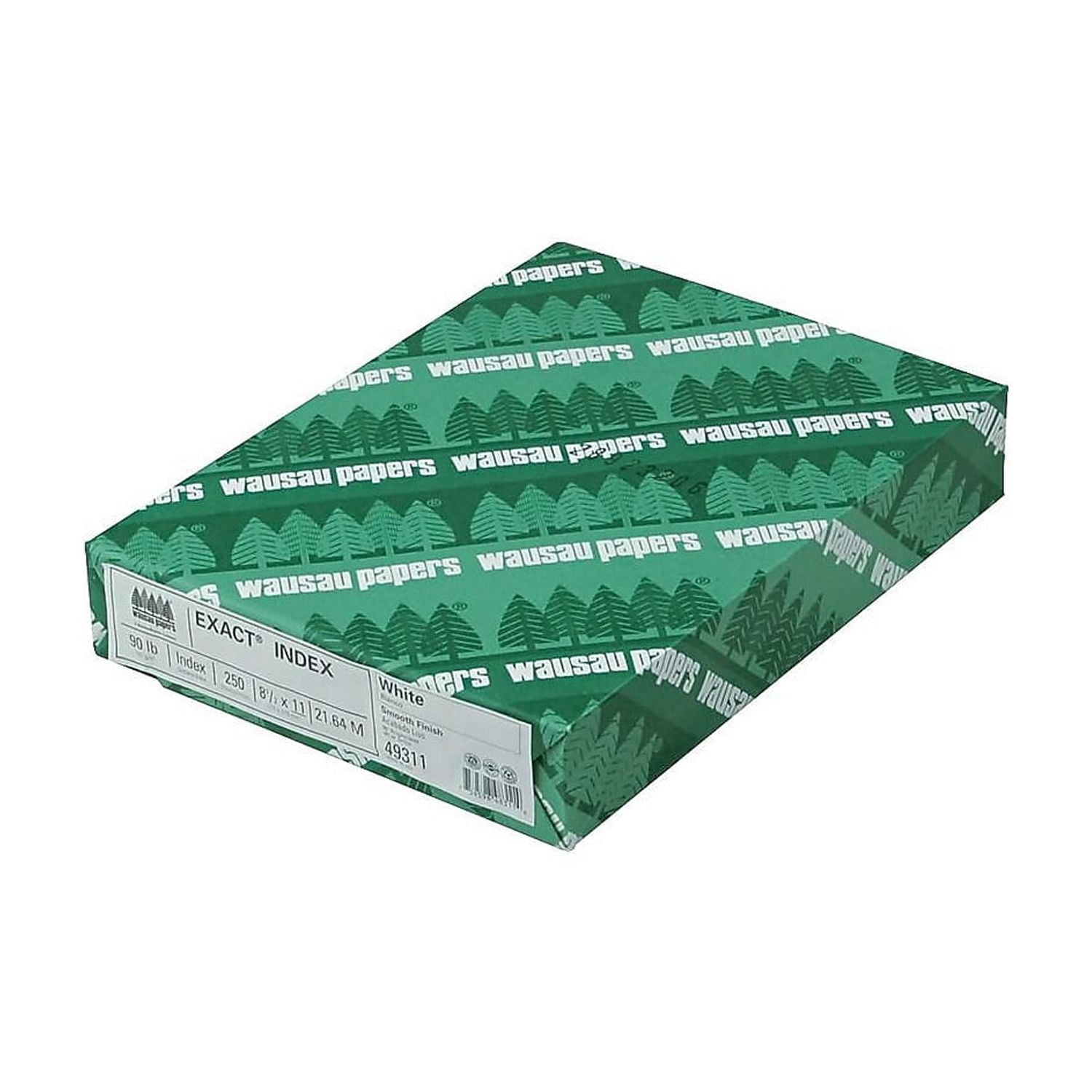 Neenah Paper 90 lb. Index Paper 8.5" x 11" White 2000 Sheets/Carton (40311)