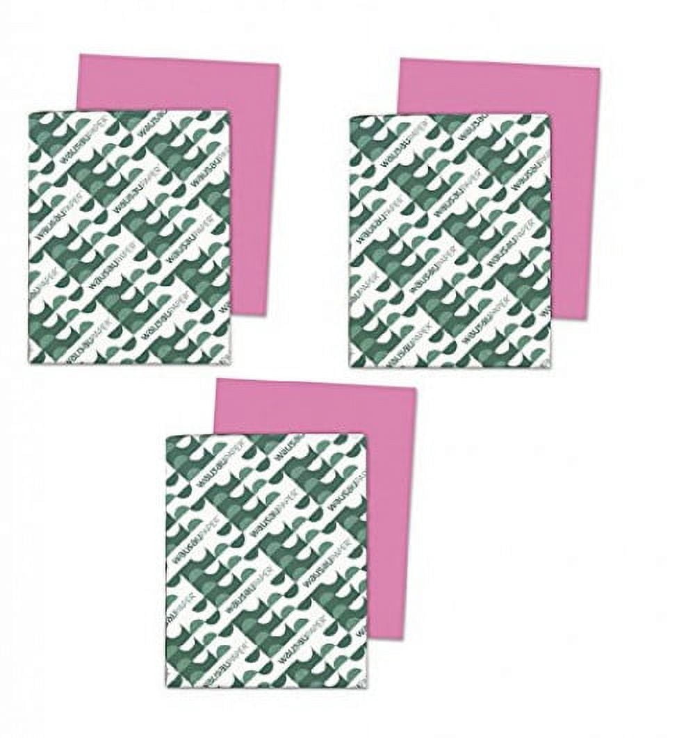 Neenah Paper Astrobrights Colored Card Stock 250 Sheets, Outrageous Orchid (Set of 3)