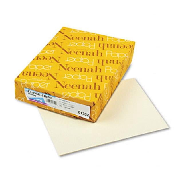 Neenah Paper  Classic Crest Writing Paper - Baronial Ivory - 8-1/2 x 11 - 500/Ream