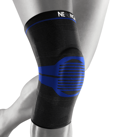 Neenca 2 Pcs Knee Brace for Men Women, Compression Knee Sleeve with Patella Gel Pad & Side Stabilizers, Knee Support Bandage for Pain Relief