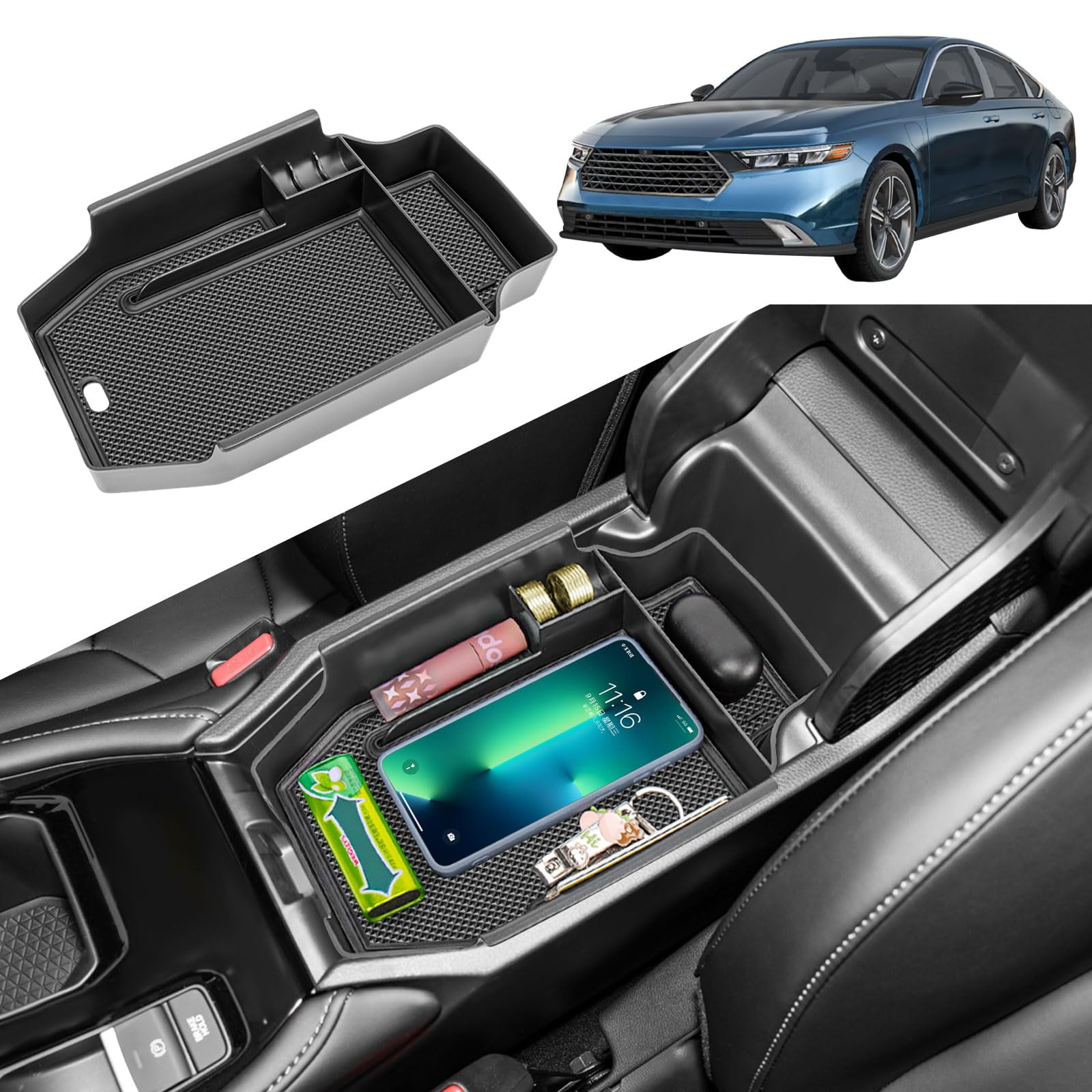 Neepiar Center Console Organizer Compatible with 2023 2025 2025 Honda