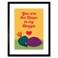 thumbnail image 1 of Neeps To My Haggis Plates Artwork Framed Wall Art Print 9X7 Inch, 1 of 5