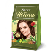 Neeta 100% Natural Pure Henna with 9 Herbs for hair, Chemical Free Dye, Soft & Shiny hair, 4.40 oz