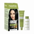 thumbnail image 1 of Neeta Creme Hair Color Kit, Permanent Black Hair Color Dye, 100% Grey Converage, Natural Black, 3.53 oz, 1 of 7