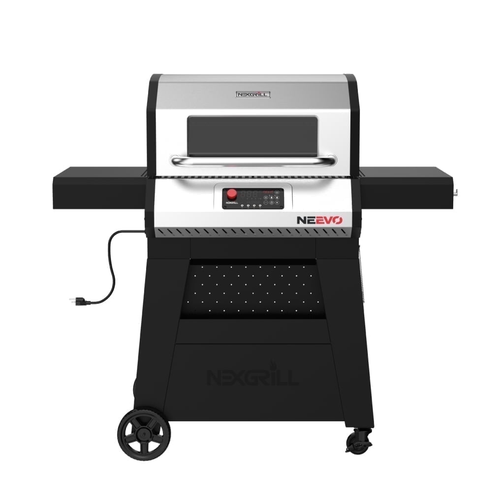 Neevo Smart Propane Grill 44,000 BTU, with 2 U Shaped Burners, Outdoor BBQ, Electronic Control, 714 Sq In Cooking Space, Cast Iron Grates, App Connected – 720-1054&nbsp;