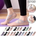 thumbnail image 1 of Neewe 3PCS Yoga Socks For Women Pilates Socks Grip Socks Suitable For Plasticity Dance Home Training, 1 of 8