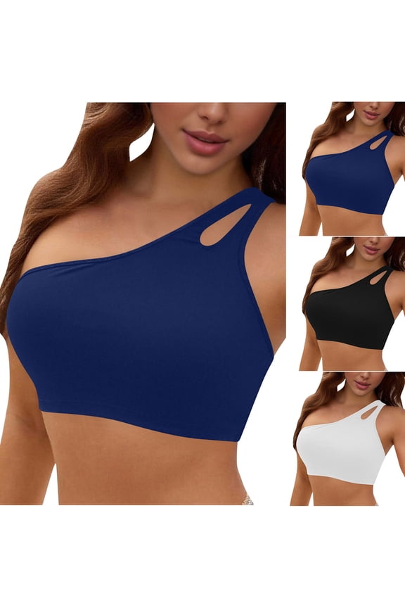 Bikini Tops for Women Cropped Tankini Tops Beach Straps Bathing Suit Swimwear Top Only