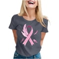 thumbnail image 1 of Neewe Breast Cancer Shirts for Women:Breast Cancer Awareness Shirts Cancer Care Gifts Short Sleeve Tee Top, 1 of 3