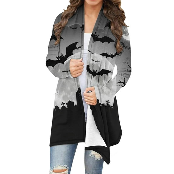 Neewe Cardigans for Women Loose Casual Long Sleeved Open Front Breathable Cardigans