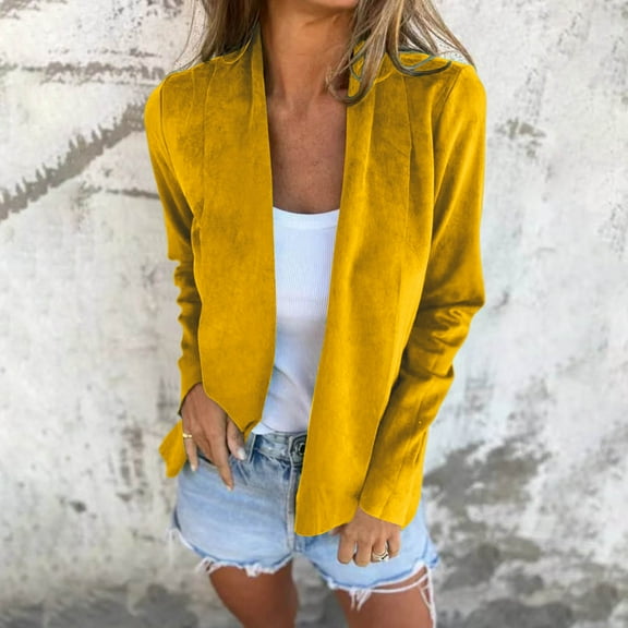 Neewe Cardigans for Women Loose Casual Long Sleeved Open Front Fall Breathable Cardigans Hoodless Tops Coat Outwear