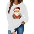 thumbnail image 1 of Neewe Christmas Sweatshirt for Women Crewneck Lightweight Long Sleeve Shirt Xmas Holiday Party Pullover Sweater Tops, 1 of 5