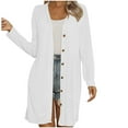 thumbnail image 1 of Neewe Essentials Women's Lightweight Longer Length Open-Front Long-Sleeve Cardigan Sweater (Available in Plus Size), 1 of 6