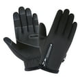 thumbnail image 1 of Neewe Fleece Lined Windproof Ski Gloves Outdoor Sports Anti Skid Zipper Thermal Gloves, 1 of 2