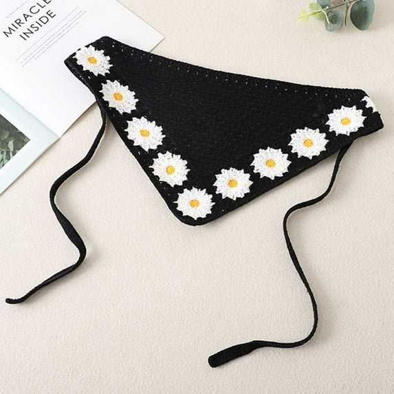 Neewe Hair Bandanas Head Kerchief for Women Girls Tie-Back Boho Hair Scarf Headband Bandana Triangle Head Scarf