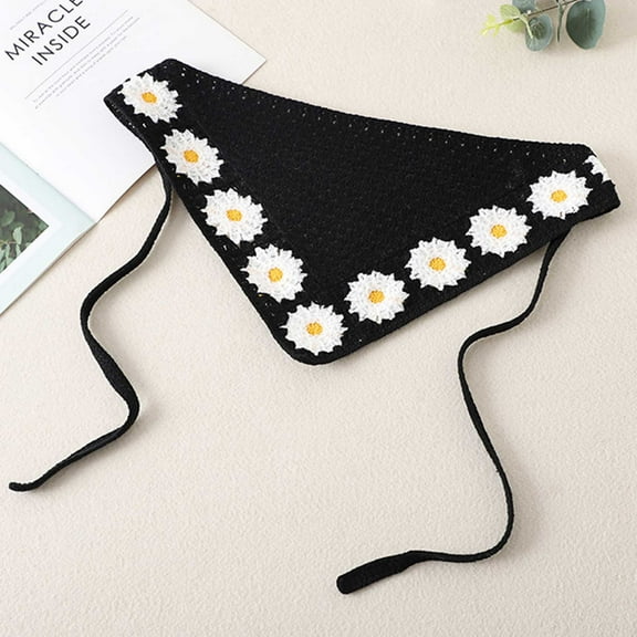 Neewe Hair Bandanas Head Kerchief for Women Girls Tie-Back Boho Hair Scarf Headband Bandana Triangle Head Scarf